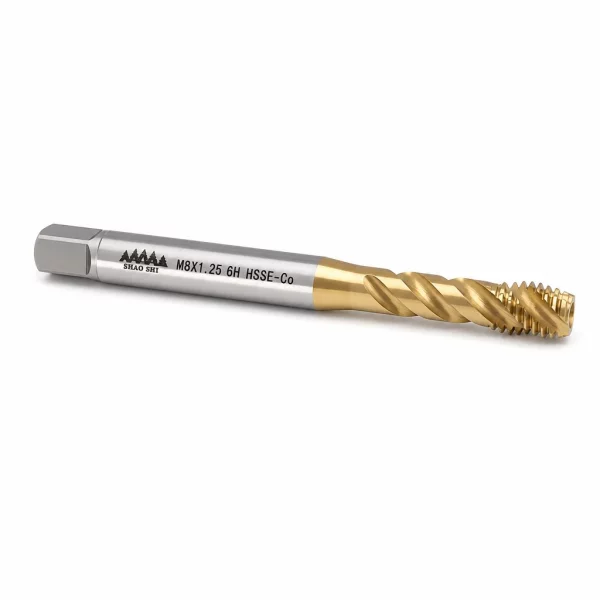 Метчик M8x1.25 HSSE-Co 6H DIN371 TiN SA512