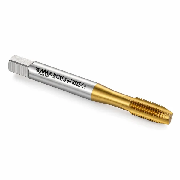 Метчик M10x1.5 HSSE-Co 6H DIN371 TiN SA612