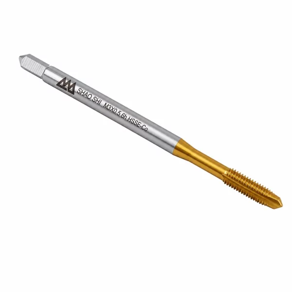 Метчик M3x0.5 HSSE-Co 6H DIN371 TiN SA612