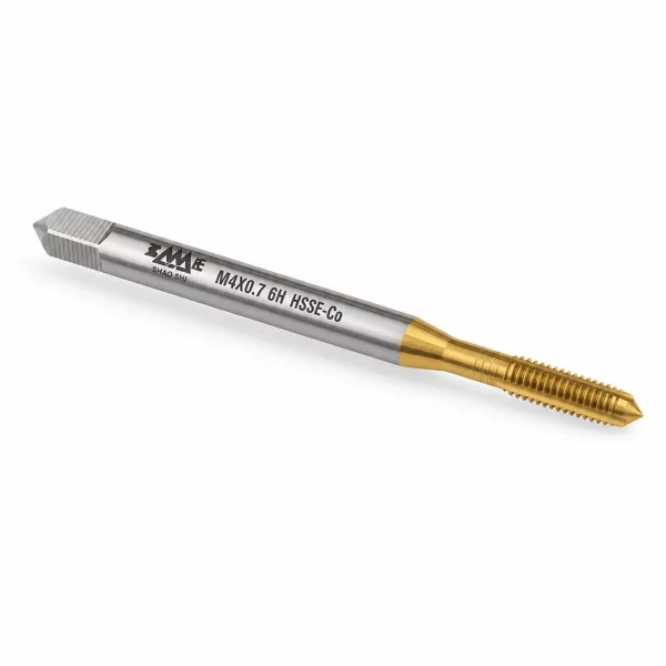 Метчик M4x0.7 HSSE-Co 6H DIN371 TiN SA612