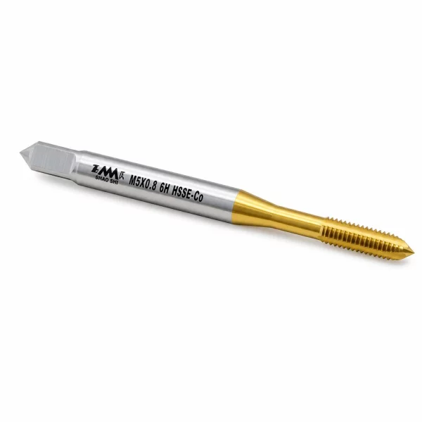 Метчик M5x0.8 HSSE-Co 6H DIN371 TiN SA612