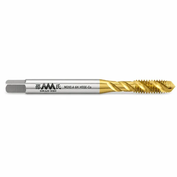 Метчик M2x0.4 HSSE-Co 6H DIN371 TiN SA512