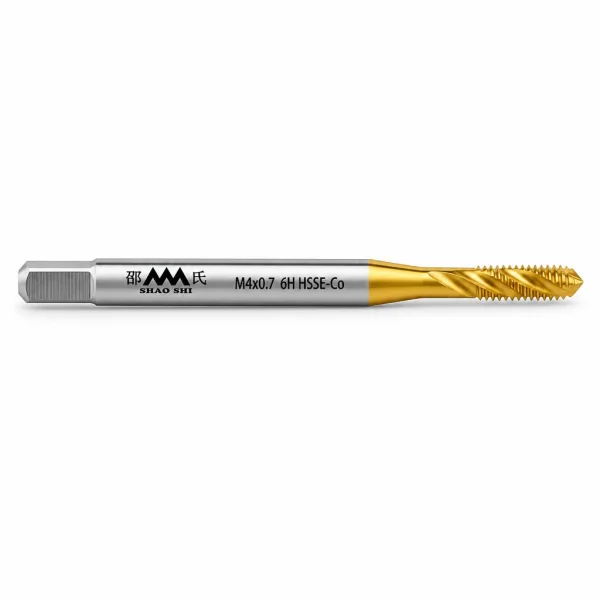 Метчик M4x0.7 HSSE-Co 6H DIN371 TiN SA512